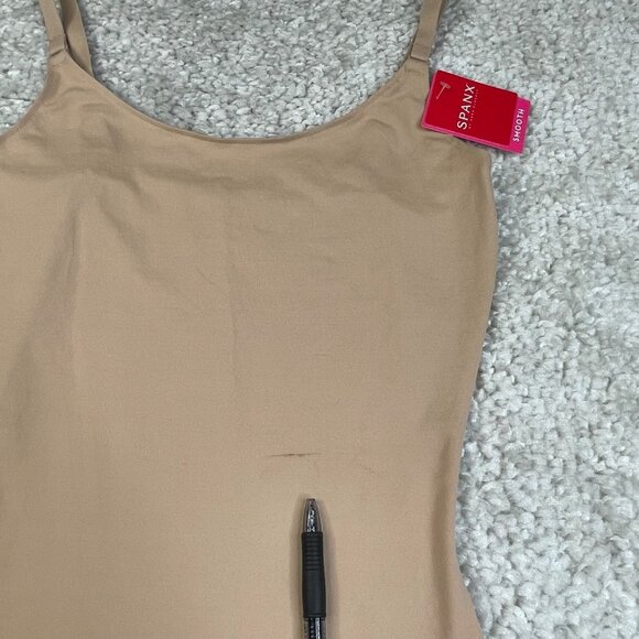 Spanx Cami Full Socialite Slip Shape Wear Beige Natural Glam - Picture 7 of 10